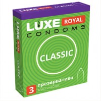 Презервативы Luxe Royal, классические, 3 шт.