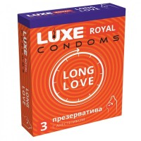 Презервативы Luxe Royal, продлевающие, 3 шт.